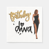 Birthday Diva Napkins Servet (Voorkant)