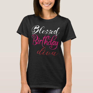 Birthday Diva Paraphernalia Sorority Gift T-shirt