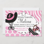 Birthday Diva Uitnodiging (Voorkant)