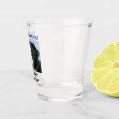 Birthday Dog Dad Best Ever Pet Photo Shot Glas (Rechts)