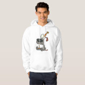 Birthday Dog die een partijenPet heeft Hoodie (Voorkant volledig)