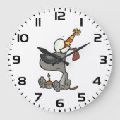 Birthday Dog Grote Klok (Voorkant)