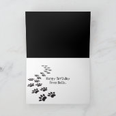 Birthday Dog Humor Kaart (Binnen)