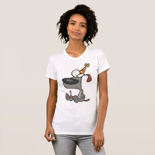 Birthday Dog T-Shirt (Voorkant volledig)