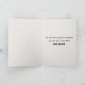 Birthday Dog Tail with Sunglasses  Kaart (Binnen)