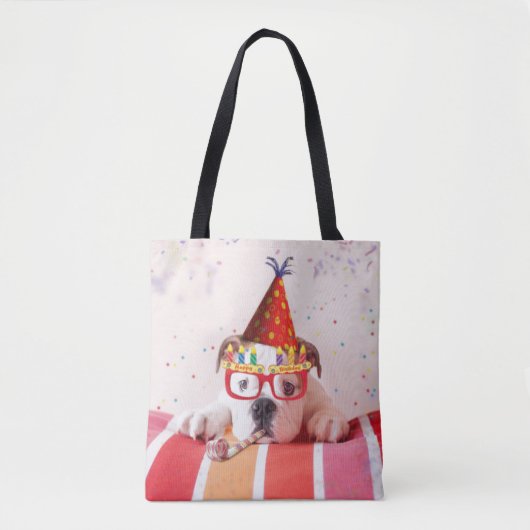 Birthday Dog Tote Bag (Voorkant)
