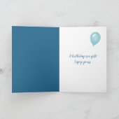 Birthday Dolphin in Water Kaart (Binnen)