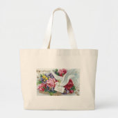 Birthday Dove Grote Tote Bag (Voorkant)