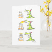 BIRTHDAY DRAGON door Boynton Kaart (Gele Bloem)