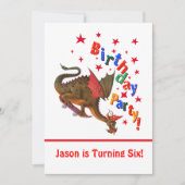 Birthday Dragon Kaart (Voorkant)