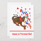 Birthday Dragon Kaart (Voorkant / Achterkant)