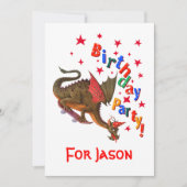 Birthday Dragon Kaart (Voorkant)