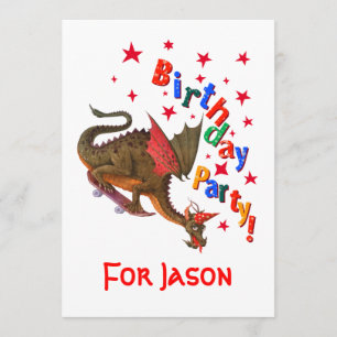 Birthday Dragon Kaart