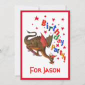 Birthday Dragon Kaart (Voorkant)