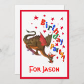 Birthday Dragon Kaart (Voorkant / Achterkant)