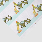 Birthday Dragon Tissuepapier (Detail)