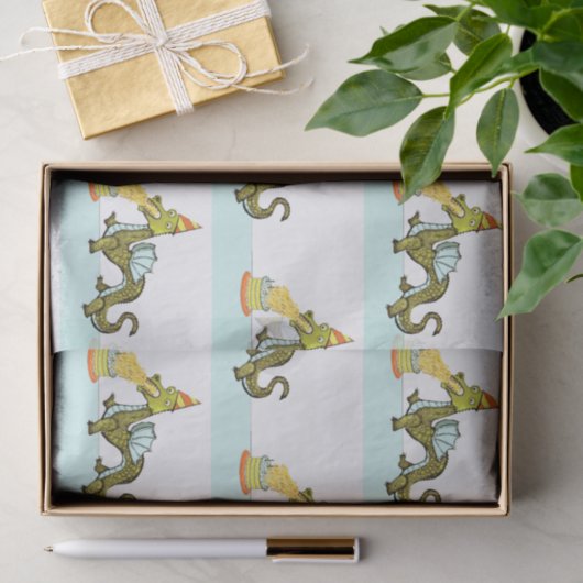 Birthday Dragon Tissuepapier (Geschenk)