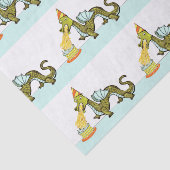 Birthday Dragon Tissuepapier (Detail)