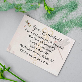 Birthday Dragonflies Kaart