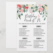 Birthday DRINK IF editable Birthday Party game (Voorkant / Achterkant)