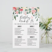 Birthday DRINK IF editable Birthday Party game (Staand voorkant)