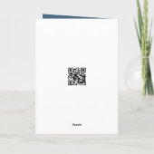 Birthday Duckling In a Blue T-shirt Pocket Kaart (Achterkant)