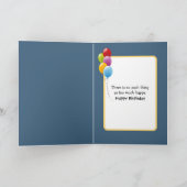 Birthday Duckling In a Blue T-shirt Pocket Kaart (Binnen)