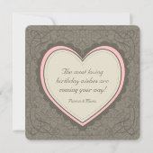 Birthday Elegant  Morris Style C0711 Kaart (Achterkant)