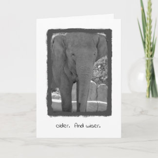 Birthday Elephant Card Kaart
