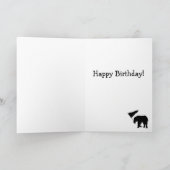 Birthday Elephant Kaart (Binnen)