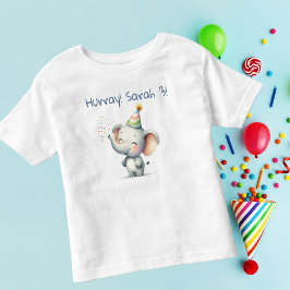 Birthday Elephant Kinder Shirts
