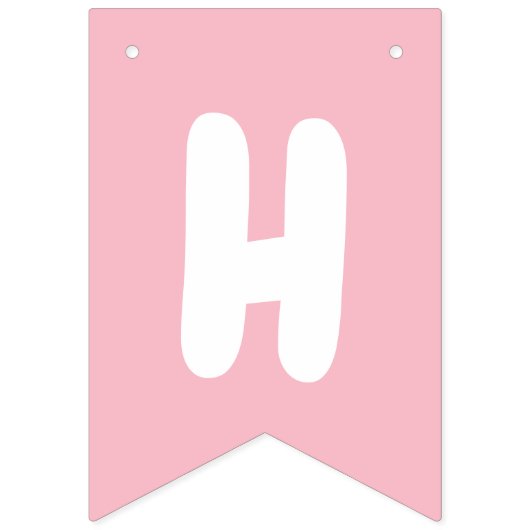 Birthday Elephant Pastel Bunch of Balloons Drawing Vlaggetjes (Tweede vlag)