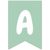 Birthday Elephant Pastel Bunch of Balloons Drawing Vlaggetjes (Derde vlag)