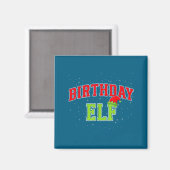 Birthday Elf Christmas Family Matching Group Xmas  Magneet (Voorkant / Achterkant)