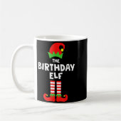 Birthday Elf Matching Group Family Holiday Christm Koffiemok (Links)