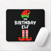 Birthday Elf Matching Group Family Holiday Christm Muismat (Met muis)