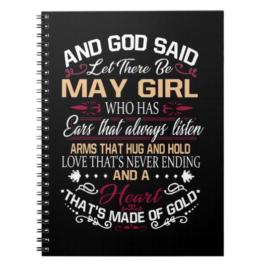 Birthday | En God zei dat er een Meisje moet zijn Notitieboek (Voorkant)