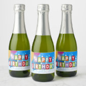 Birthday, Etiket voor voedsel en drank (Flessen)