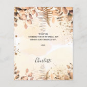 Birthday eucalyptus glitter budget dank je creditc (Achterkant)