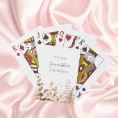 Birthday eucalyptus golden woodland ferts name pokerkaarten