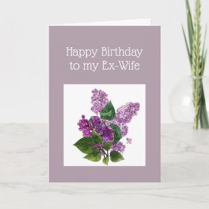 Birthday Ex-Wife definitie van Relax Humor Fun Kaart