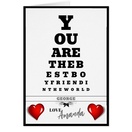 Birthday Eye Chart-Fun-Heart-Personalize-Man- (Voorkant)