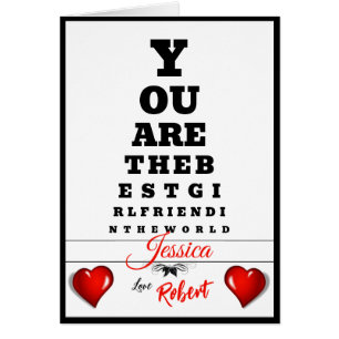 Birthday Eye Chart-Fun-Heart-Personalize-Woman-