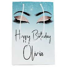 Birthday Eyelashes met Glitter