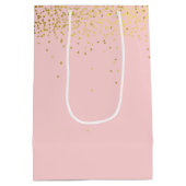 Birthday Eyelashes met Gold Glitter Medium Cadeauzakje (Achterkant)