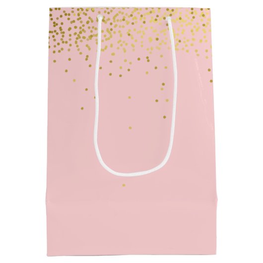 Birthday Eyelashes met Gold Glitter Medium Cadeauzakje (Achterkant)