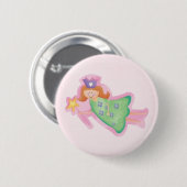 Birthday Fairy Ronde Button 5,7 Cm (Voorkant /achterkant)