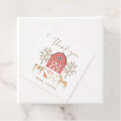 Birthday Farm Animals Bedankjes Labels (In situ)