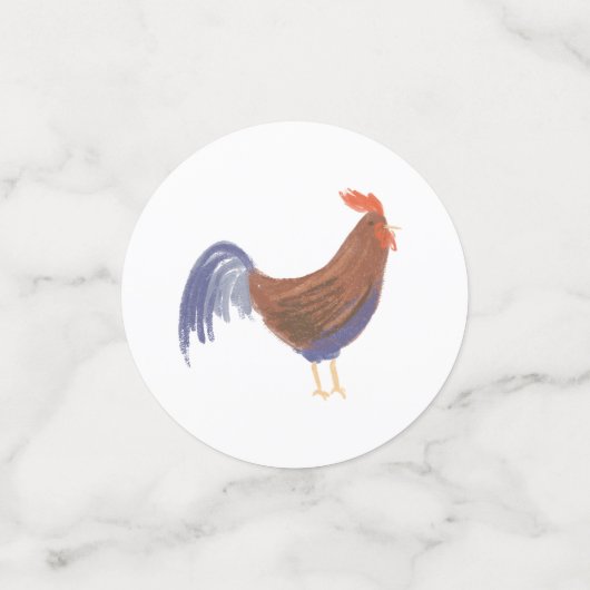 Birthday Farm Animals Confetti (Kleine voorkant)