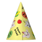 Birthday Farm Animals Feesthoedjes (Achterkant)